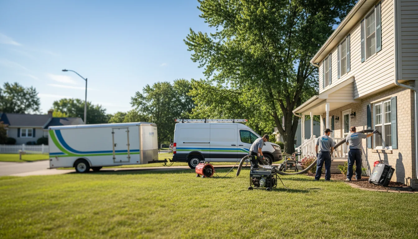 Flooded Basement Restoration And Cleanup With Repair in Glenwood City, WI near me